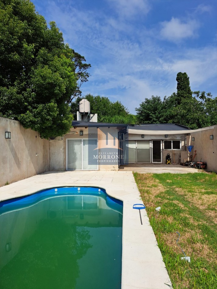 VENTA IMPORTANTE LOTE DE 10x43 MTS CON DEPTO 2 AMBIENTES Y PILETA, RECARTE 630 -MONTE GRANDE-