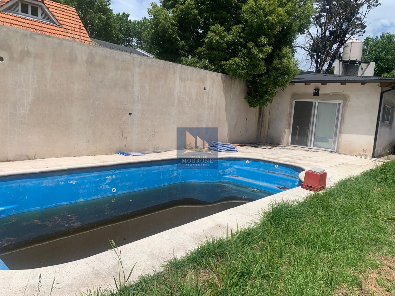VENTA IMPORTANTE LOTE DE 10x43 MTS CON DEPTO 2 AMBIENTES Y PILETA, RECARTE 630 -MONTE GRANDE-